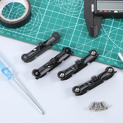 CPU Fan Bracket for AM4 Backplate, 2 Pairs AM4 Bracket Set with Screwdriver AMD CPU Fan Holder for Hook-Type Air-Cooled and Partially Water-Cooled Radiators