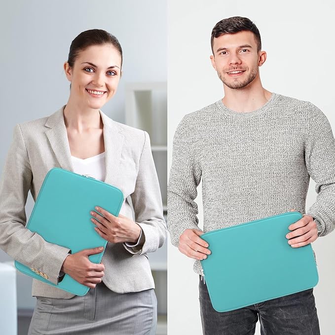 RAINYEAR 13 Inch Laptop Sleeve Case with Accessories Pouch, Compatible with 13.3" MacBook Air/Pro M1 M2 M3 M4 M5 A3449 A3240 A3113 A2681 A2338 (Blue)