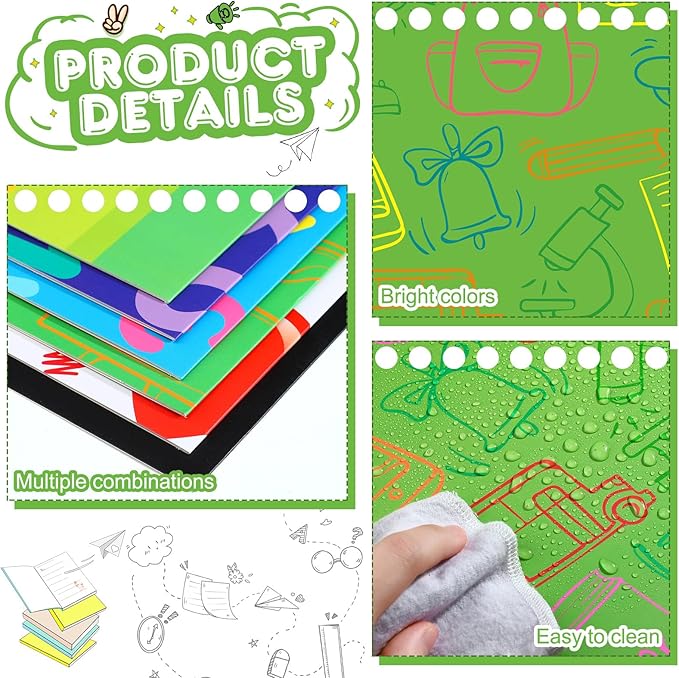 Harloon 24 Pcs Privacy Boards for Student Desk Dividers for Students Cardboard Privacy Folders Classroom Study Carrel Dividers Bulk Folder for Test Reduces Distraction(Stationery)