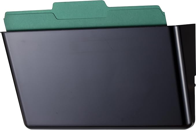 Officemate Wall File Letter Size, Black (21432)
