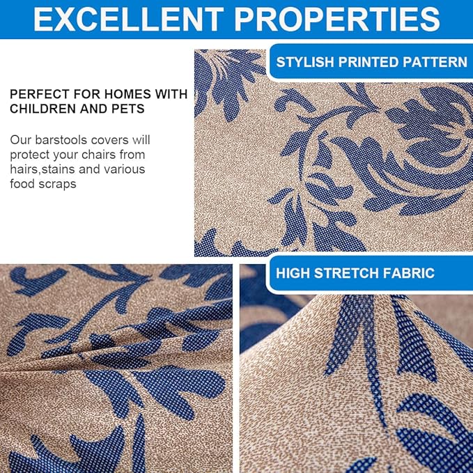 Levoberg Armless Criss Cross Office Desk Chair Cover Slipcovers Printed Vanity Desk Chair Covers Armless Cross Legged Wide Chair Covers Accent Mid Back Wide Swivel Task Chair Protector #17