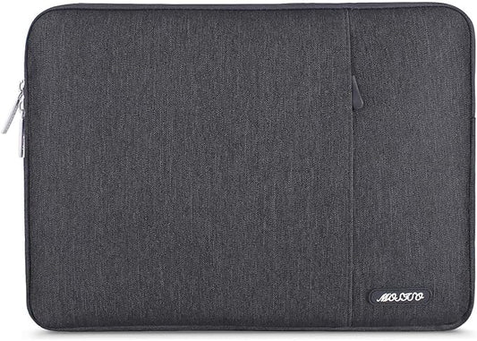 MOSISO Laptop Sleeve Bag Only Compatible with MacBook 12 inch with Retina Display A1534 2017/2016/2015 Release, Polyester Vertical Case with Pocket, Space Gray