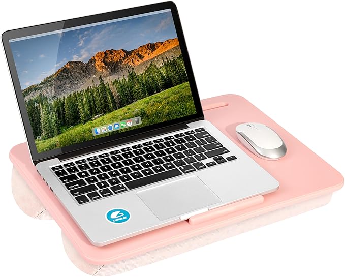 LAPGEAR Original Lap Desk – Fits Up to 17″ Laptops – Rose Quartz – Style No. 45154