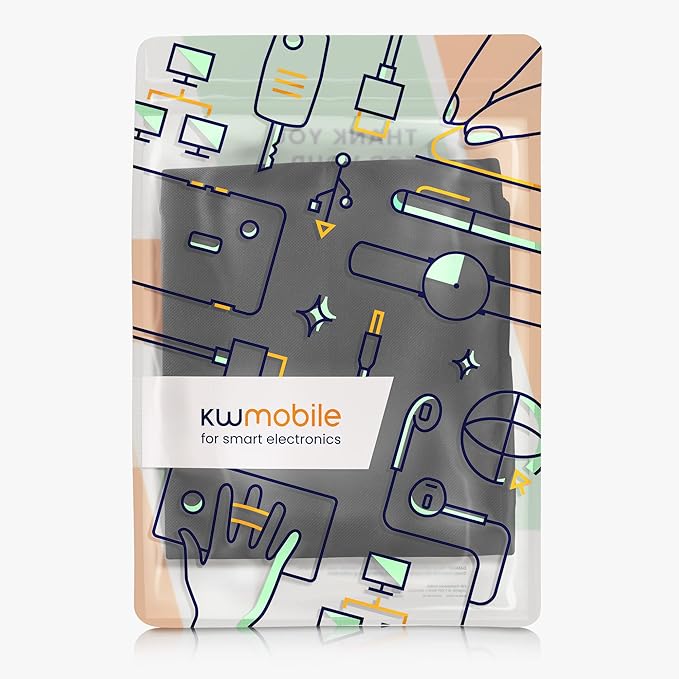 kwmobile Monitor Cover Compatible with Samsung Smart Monitor 32" (M8 / M7 / M5) - Dust Cover Computer Screen Protector - Black