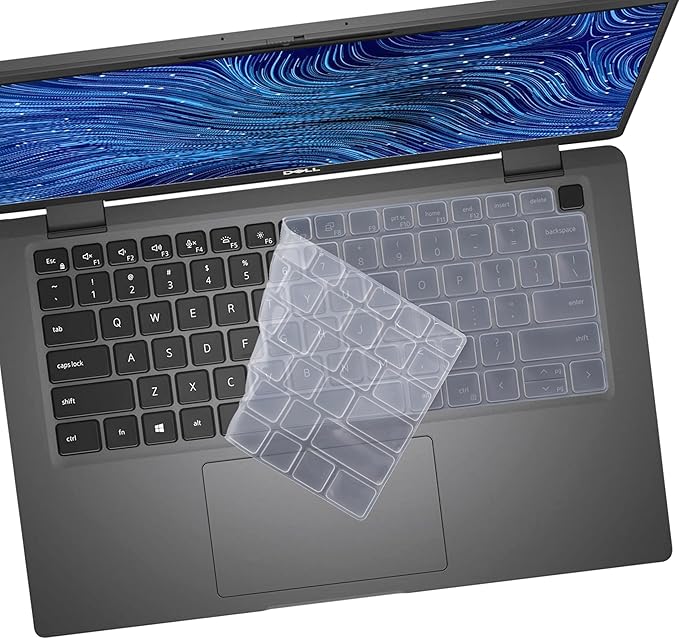 Keyboard Cover for Dell Latitude 3000 3340 13.3"(2023), Dell Latitude 5320 5330 5340 5350 13.3, Dell Latitude 7320 7330 7340 7350 13.3", Dell Latitude 7340 13.3" Laptop Keyboard Protective Skin-Clear