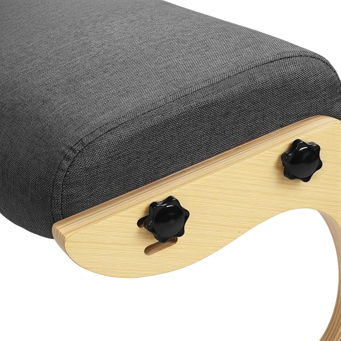YOXIER Kneeling Chair,Kneeling Desk Chair,Office Sitting Posture Correction Chair,Rocking Home & Work Wooden Computer Desk Chairs, Back & Neck Spine Pain, Better Posture, Ergo Knee Support Stool 1 Set