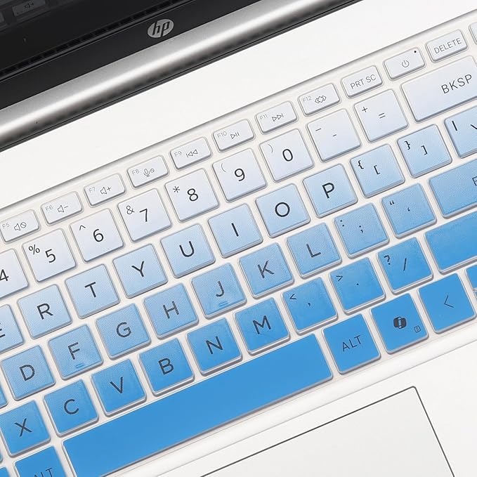 Keyboard Cover for 2025 2024 HP Laptop 15-fc 15-fd 15.6" Series 15z-fc000 15t-fd000 15-fd0123dx 15-fd0127dx 15-fc0245dx 15-fc0025dx 15-fd0023dx 15-fd0005dx 15t-fd100 fd0083wm 15-fc0093dx-OmbreBlue