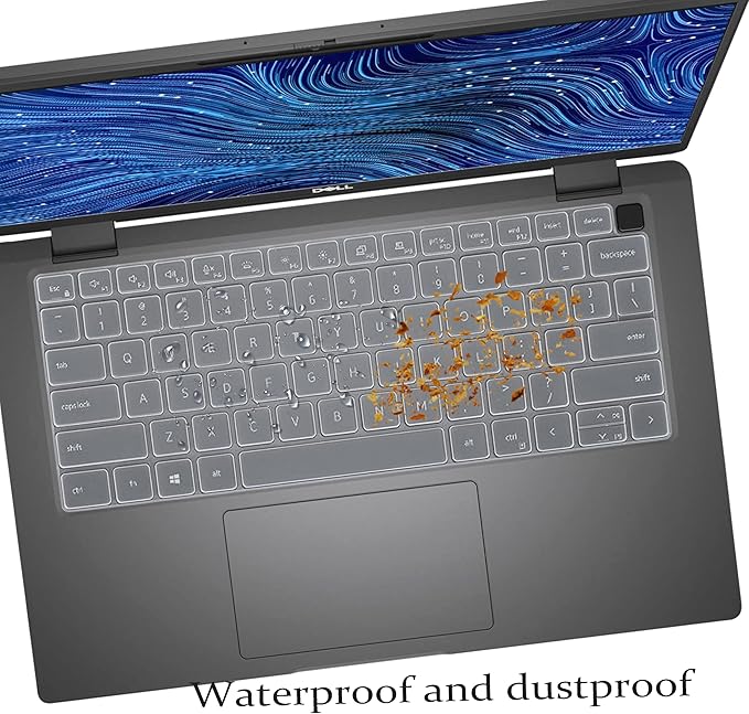Keyboard Cover for Dell Latitude 3000 3340 13.3"(2023), Dell Latitude 5320 5330 5340 5350 13.3, Dell Latitude 7320 7330 7340 7350 13.3", Dell Latitude 7340 13.3" Laptop Keyboard Protective Skin-Clear