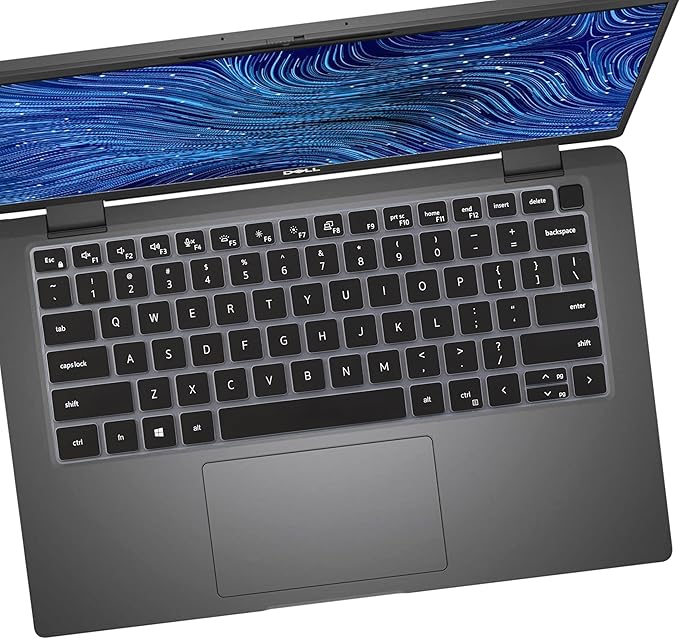 Keyboard Cover for Dell Latitude 3000 3340 13.3"(2023), Dell Latitude 5320 5330 5340 5350 13.3, Dell Latitude 7320 7330 7340 13.3" Keyboard Accessories Protective Skin-Black