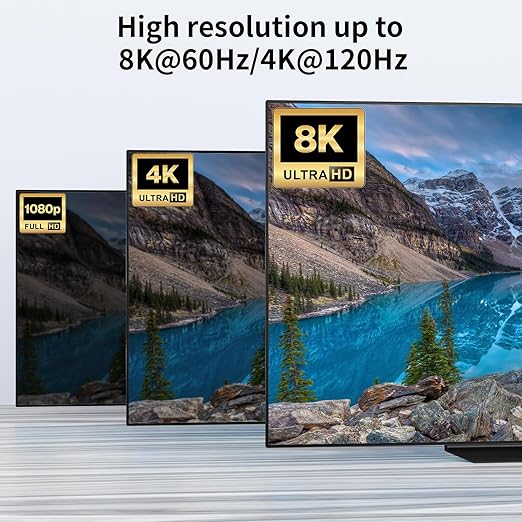 USB C Switch,Bi-Directional USB C Switcher 2 Computers,MLEEDA USB Type C KVM Switch 8K@60Hz 4K@120Hz Video/10Gbps Data Transfer/100W Charging,Compatible with Thunderbolt Device,USB-C Cables Included