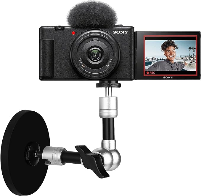 AceTaken Webcam Magnetic Mount,7'' Magic Arm with Magnetic Suction Holder Compatible with Logitech StreamCam C920s Brio C930 C922 C925e C615 and Webcams with 1/4''-20 Interface
