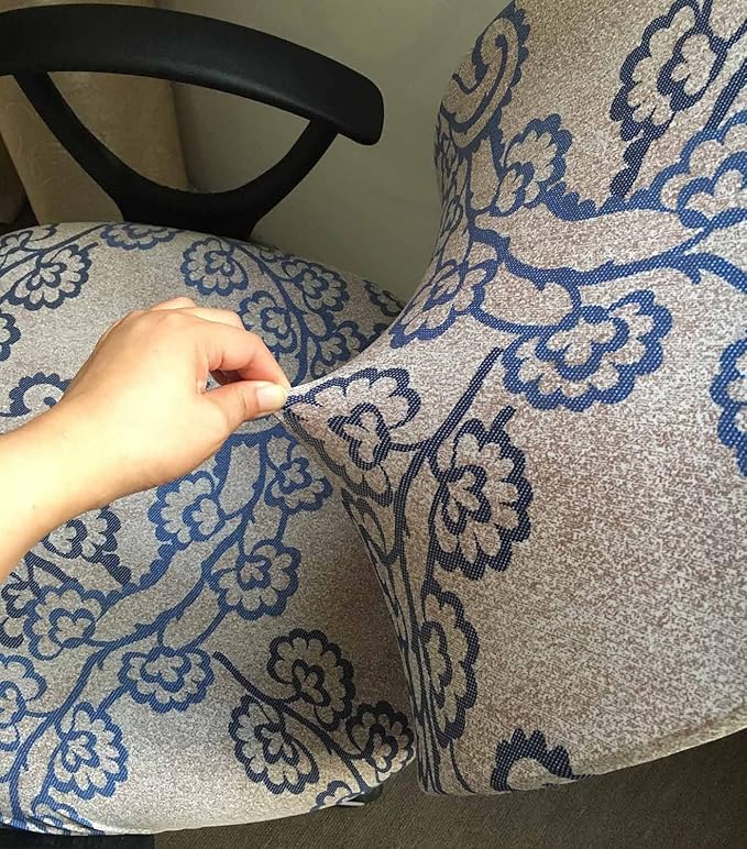 Melaluxe Computer Office Chair Cover - Protective & Stretchable Universal Chair Covers Stretch Rotating Chair Slipcover