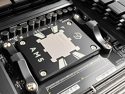 AM5 CPU Contact Frame - Anti-Bending & Cooling Bracket for Ryzen 7000/8000/9000 | Compatible with ASUS/MSI/Gigabyte | High-Performance Aluminum | Easy Installation