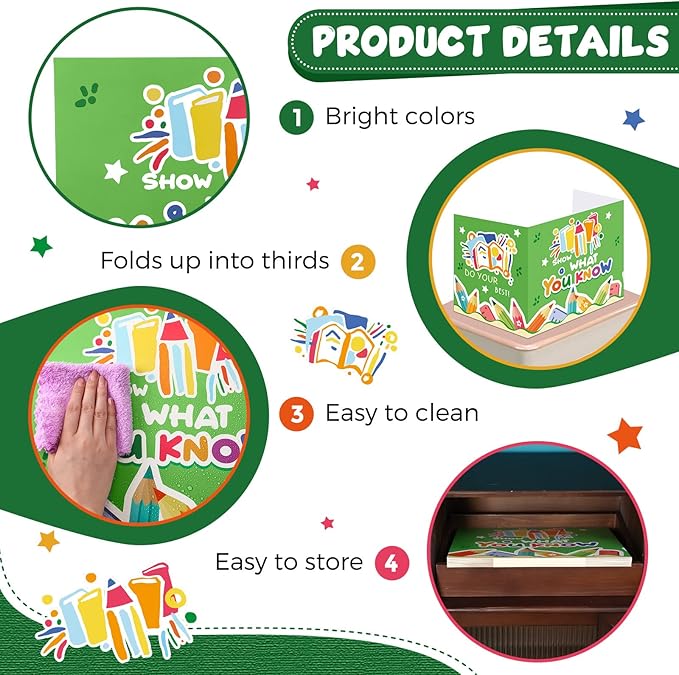 36 Pcs Desk Dividers Privacy Boards for Student Classroom Privacy Folders for Student Desks Study Carrels Reduces Distractions for School Tests, 15.76 x 13.3 x 11.8 inches(What You Know)