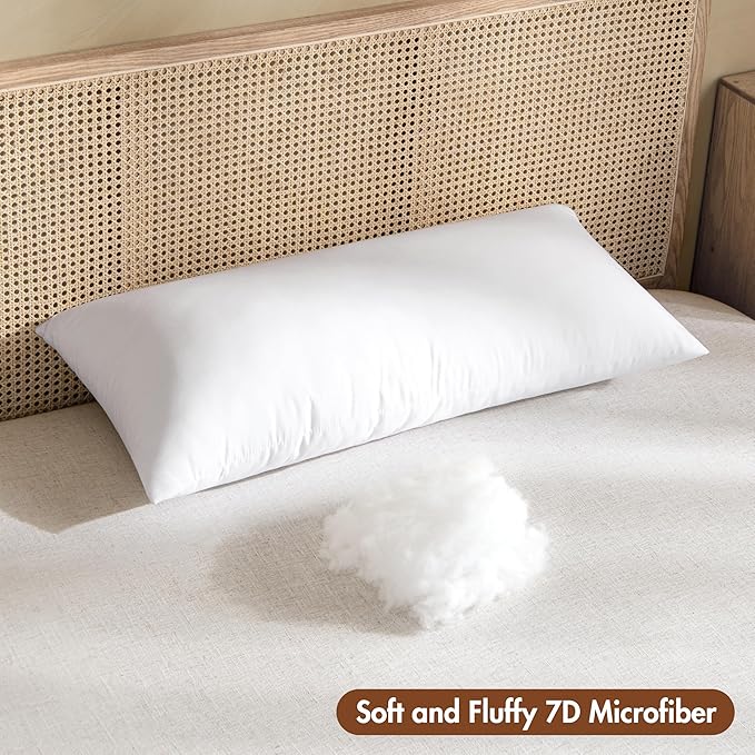 MIULEE 12x16 Inch Throw Pillow Insert Premium Throw Pillow Virgin Microfiber Stuffer Rectangle Pillow for Sofa Bed Couch