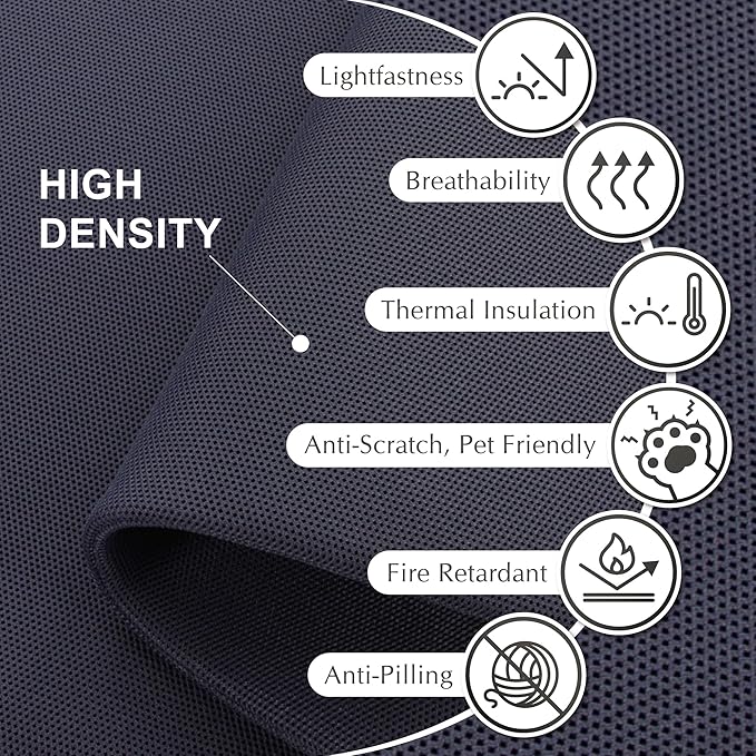 DECOLAB Desk Divider, Portable Privacy Panel for Office, Classroom, Freestanding, Scratch-Resistant, 48"x18", Cobalt