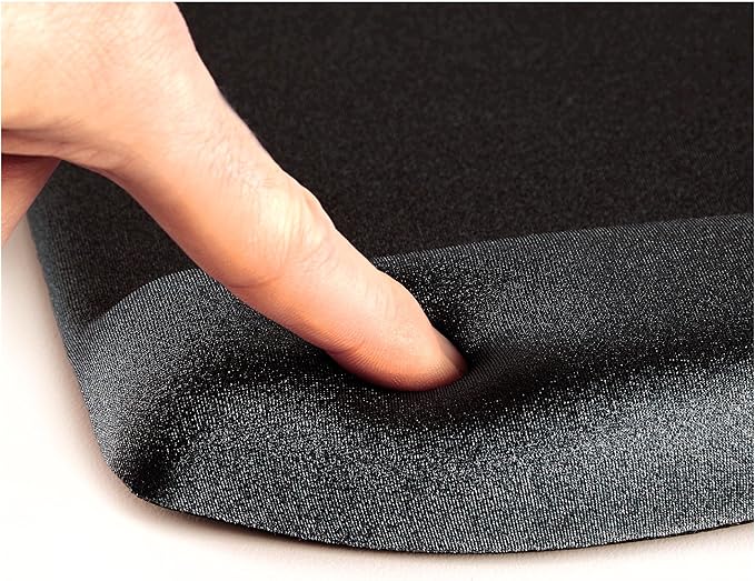 Fellowes PlushTouch Foam Keyboard Wrist Rest, MICROBAN Antimicrobial, Graphite (9252301)