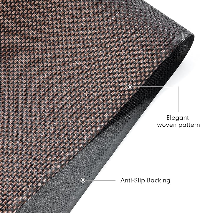 Sycoodeal Chair Mat,36" x 48" Office Chair Mat for Hardwood and Tile Floor, Heavy Duty Floor Protector for Rolling Chairs,Non-Slip,Computer Mat for Home Office(Brown)