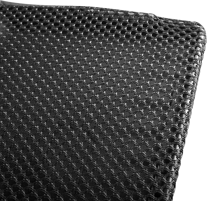 Mount-It! Under Desk Privacy Panel for Sit Stand Workstations [41 Inches Wide], with Cable Management and Organizer Pockets, Modesty Desk Skirt for Home and Office (Black)