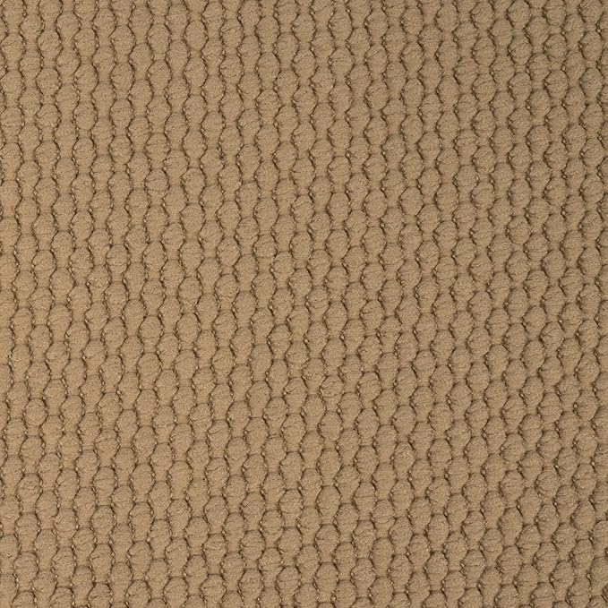 Sweet Home Collection Memory Foam Honeycomb Nonslip Back 16" x 16" Chair/Seat Cushion Pad, 2 Pack, Taupe