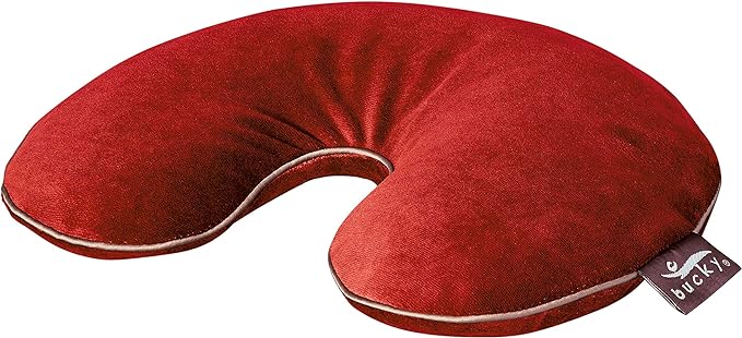 Bucky Utopia U-Shaped Neck Pillow, Cherry Red, One Size
