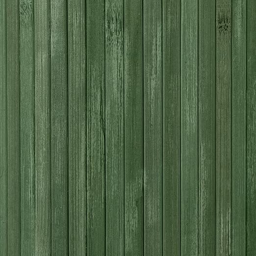 Red Lantern 7 ft. Tall Bamboo Wave Screen - Sage