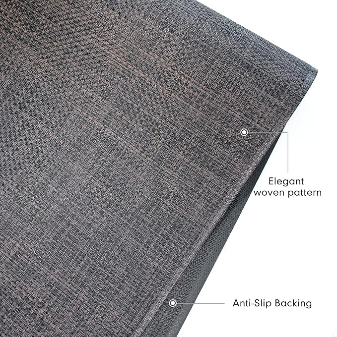 Sycoodeal Chair Mat, 48" x 55" Office Chair Mat for Hardwood and Tile Floor, Heavy Duty Floor Protector for Rolling Chairs, Non-Slip,Computer Mat for Home Office(Dark Coffee)