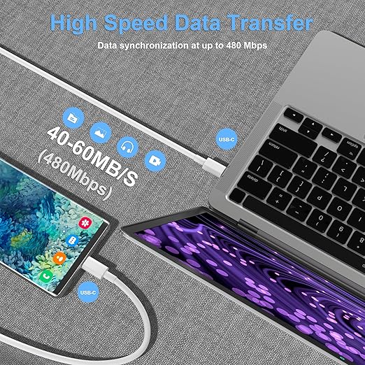 2Pack for Apple USB C to USB C Charging Cable 10ft 100W,Long Type C to Type C Fast Charger Cord for iPhone 16 E/17/Air/15/Pro/Plus/Pro Max,for MacBook Pro/Air,for iPad Pro12.9/11in,Air 4/5,Mini 6/7