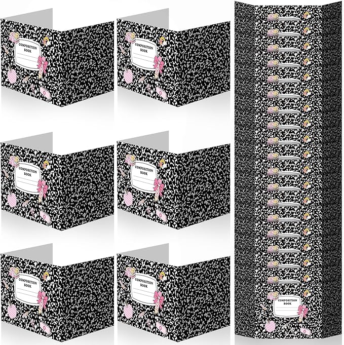 AmazingSpark 24 Pcs Composition Notebook Privacy Folders Desk Dividers Testing Dividers for Students Desk Classroom Easy Clean Privacy Folder Boards for School Teacher Office Home Study Supplies