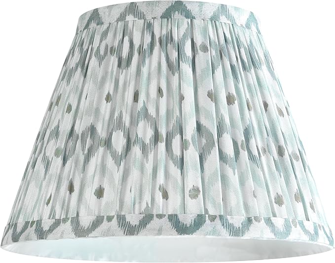 GOSO Set of 2 Small Pleated Art Deco Lamp Shades Spider,5 * 9 * 6.4 IN, Bell Multi Floral Lampshades for Table Lamps Wall Lamps, Lamp Shade Replacement Fabric, Barrel Shade-No Assembly Required