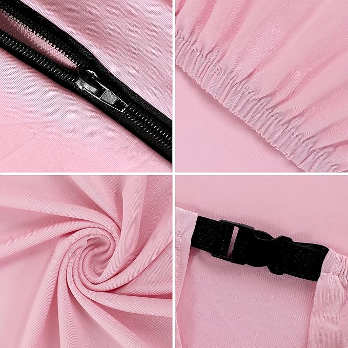 SARAFLORA Gaming Chair Covers Stretch Washable Computer Chairs Slipcovers for Armchair, Swivel Chairs, Computer boss Chair (Pink, X-Large)