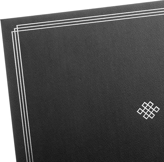 Gartner Studios Gray with Silver Foil Certificate Holders, Personalized Stationery, 9.5” x 11.875”, 6 Count