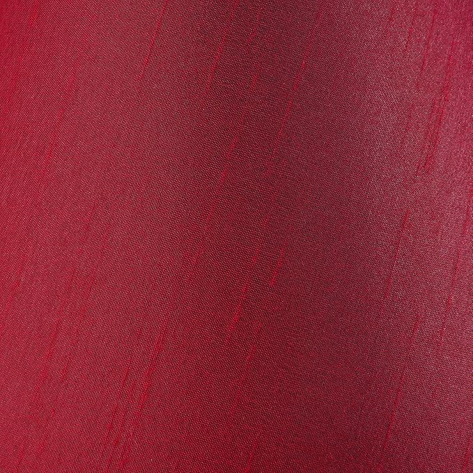GO&SO Burgundy Red Lamp Shades Set of 2 Small-5" Top× 9”Bottom × 6.4”High Spider Drum Lampshade for Table Lamps Bedside Lamp,Morden Lamp Shade Replacement,Natural Silk Barrel Shade for Bedroom